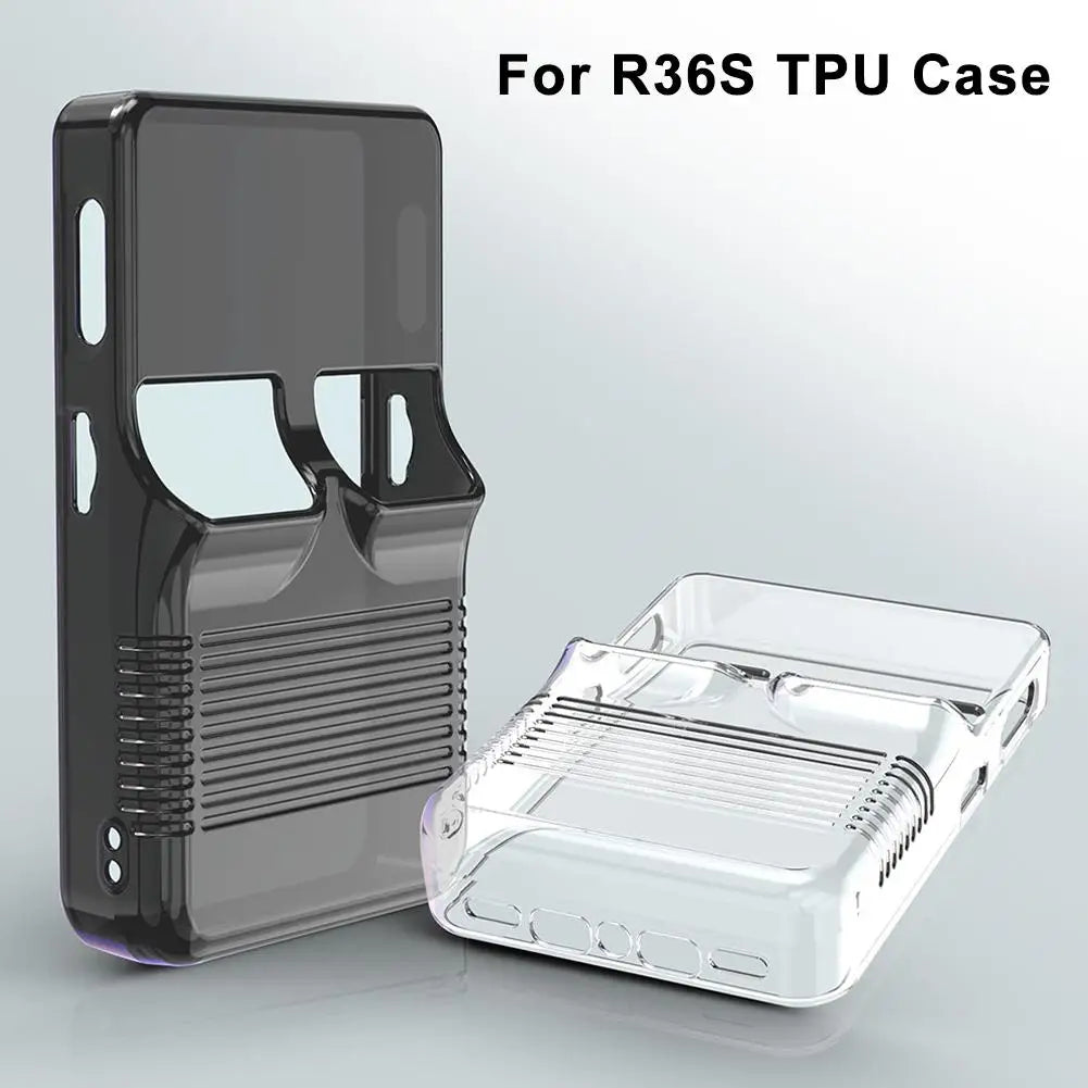 Funda Protectora TPU para Consola R36S – Transparente y Resistente a Golpes