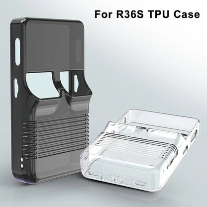 Funda Protectora TPU para Consola R36S – Transparente y Resistente a Golpes