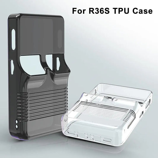 Funda Protectora TPU para Consola R36S – Transparente y Resistente a Golpes