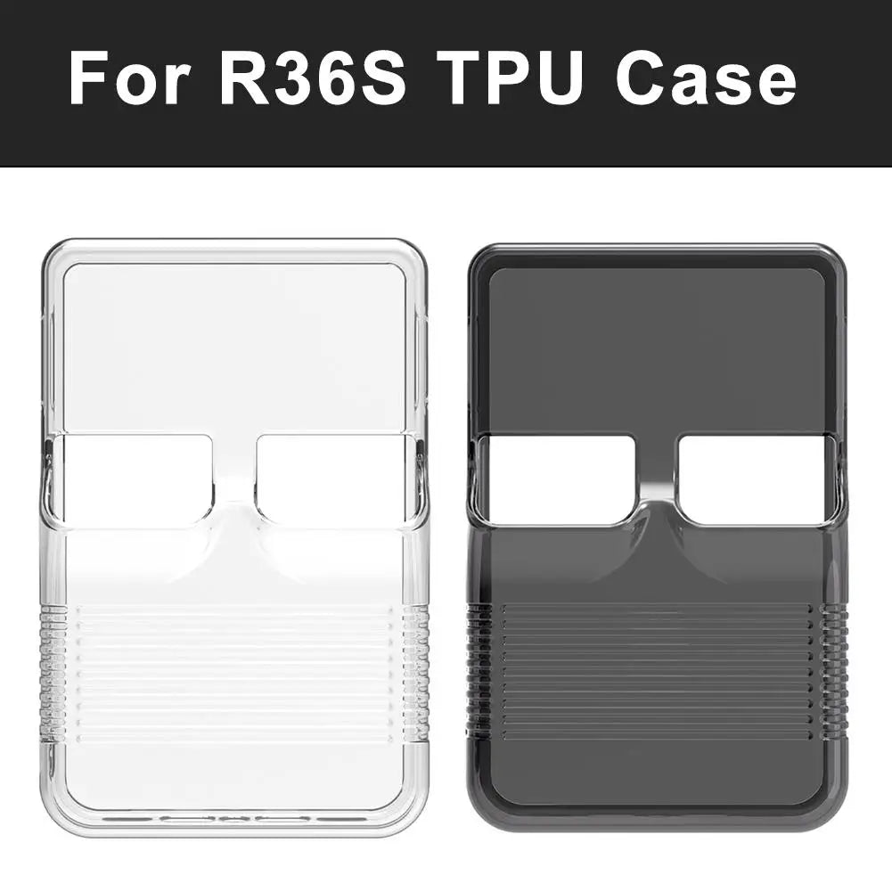 Funda Protectora TPU para Consola R36S – Transparente y Resistente a Golpes