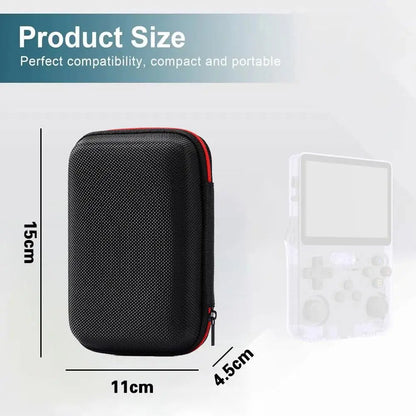 Funda EVA para Consola R36S / R35S – Bolsa Rígida Portátil con Malla